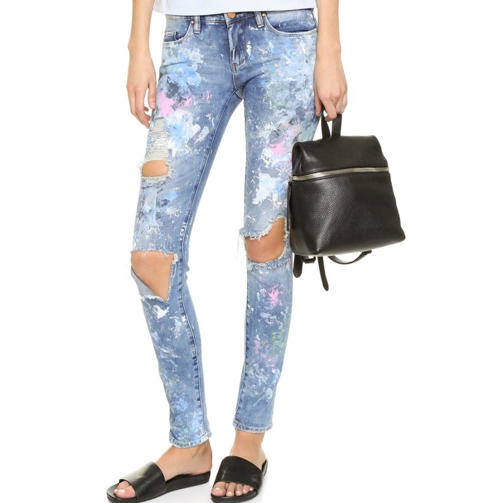Rialto Jean Project BlankNYC Denim Distressed Jeans